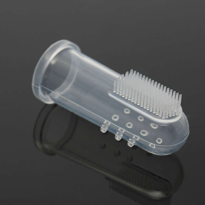 4pcs Baby Children Finger Teeth Clean Clear Gum Toothbrush Massage Brush Soft Silicone Toothbrush