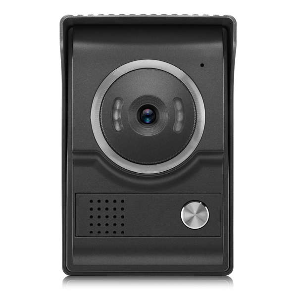 7 inch TFT 2.4G Wired Color Intercom Doorbell Video Door Phone Night Vision IR Outdoor Monitor