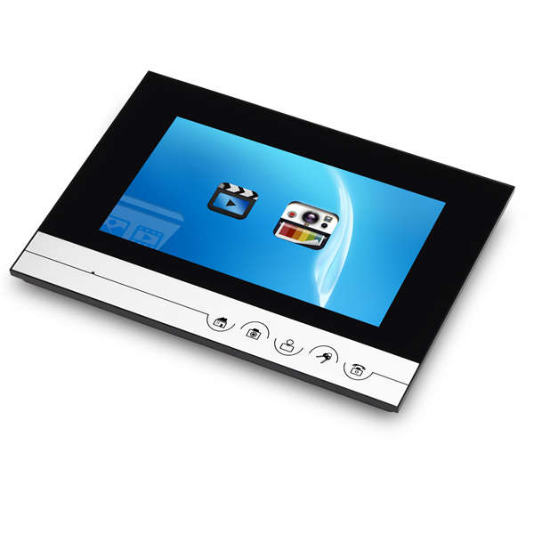 7 inch TFT 2.4G Wired Color Intercom Doorbell Video Door Phone Night Vision IR Outdoor Monitor