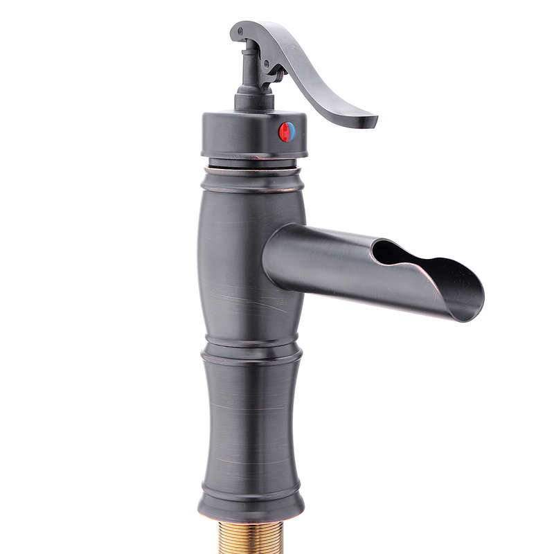 Black Antique Bathroom Faucet Retro Vintage Brass Washroom Tap Basin mixer Faucet