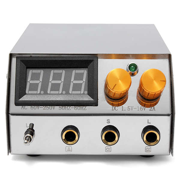 LCD Digital Dual Flat Tattoo Power Supply