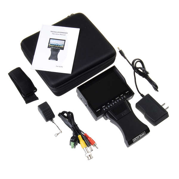 4.3 inch Audio Video Security CCTV Camera Tester Foldable Monitor
