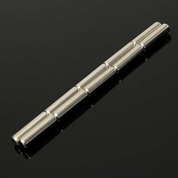 10pcs N42 Cylinder Neodymium Rare Earth Magnets 5mm X 20mm