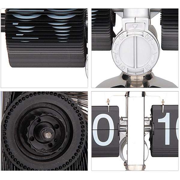 Giant Big Number Auto Flip Scale Design Desk Digital Clock
