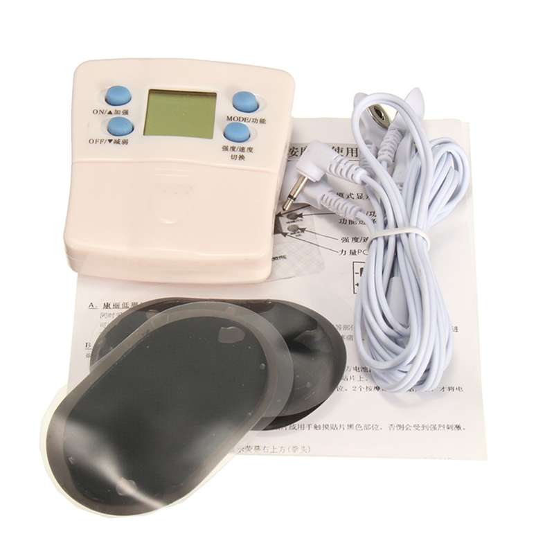 Full Body Slimming Muscle Massager Electronic Pulse Relax Therapy Machine 2 Pads