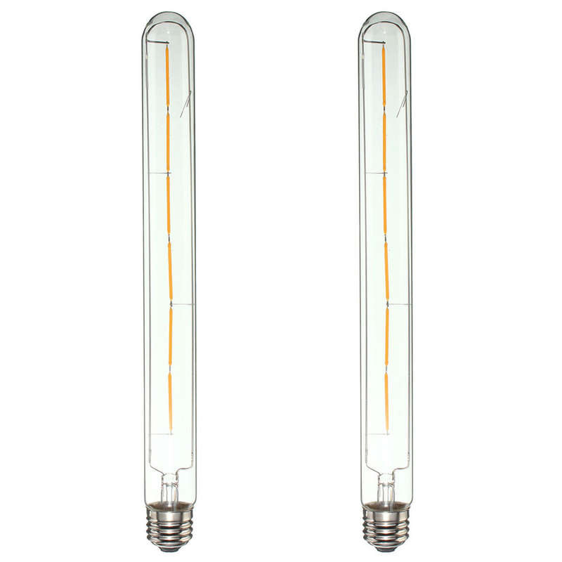 Dimmable 300mm T30 E27 E26 6W Warm White COB Retro Edison Light Lamp Bulb AC110V AC220V