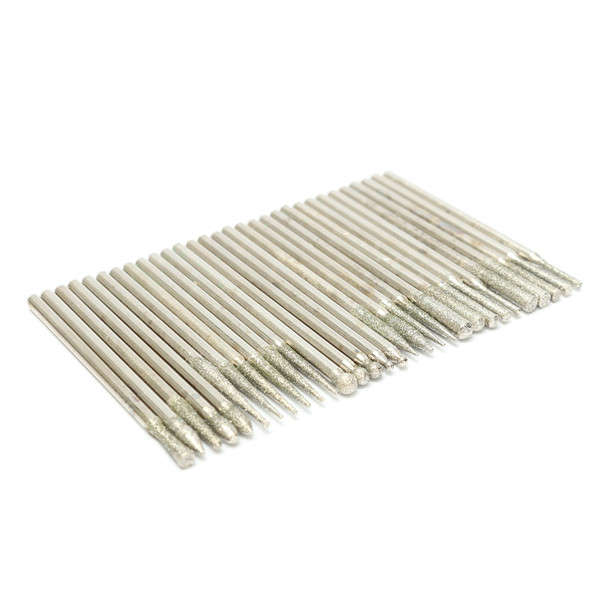 30pcs 2.35mm Diamond Emery Grinding Drill Bit Set Engraving Rotary Tool Accessories