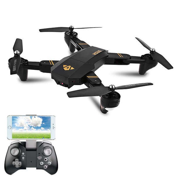 VISUO XS809W WIFI FPV With 0.3 or 2MP HD Camera Headless Mode Foldable Arm RC Drone Quadcopter RTF