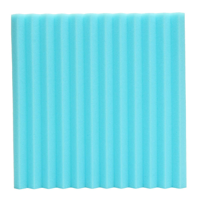 6Pcs Studio Foam Acoustic Wedge Soundproofing Tiles 30×30×2.5CM