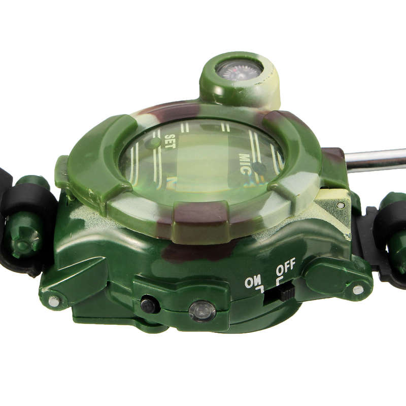 2Pcs 7 in 1 Children Walkie Talkie Child Kids Watches Outdoor Game Interphone