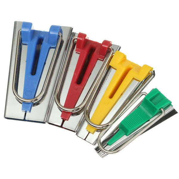 DIY Sewing Patchwork Bias Tape Maker Tool Kit Sewing Machine Binder Presser Foot Fitting