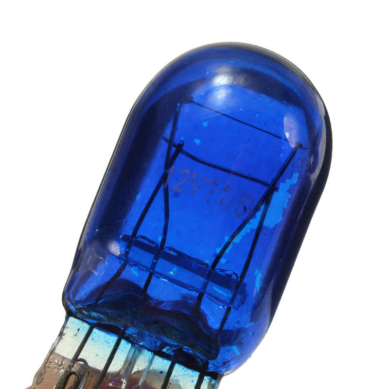 Blue W21 5W T20 580 7443 Xenon White Halogen DRL Side Light Light Hid Bulb