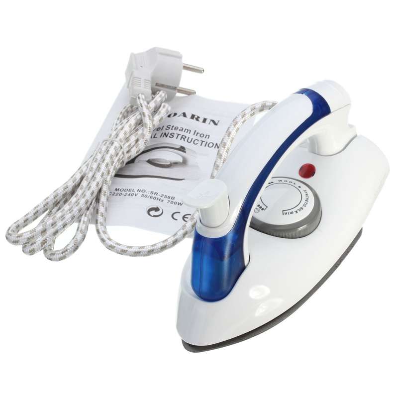 Portable Foldable Folding Adjustable Thermostatic Compact Handheld Flat Travel Steam Iron Temperatur