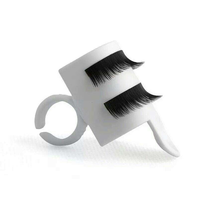 U Shape Wearable Grafted Eyelashes Separators Holder Ring False Eyelash Planting Device Glue
