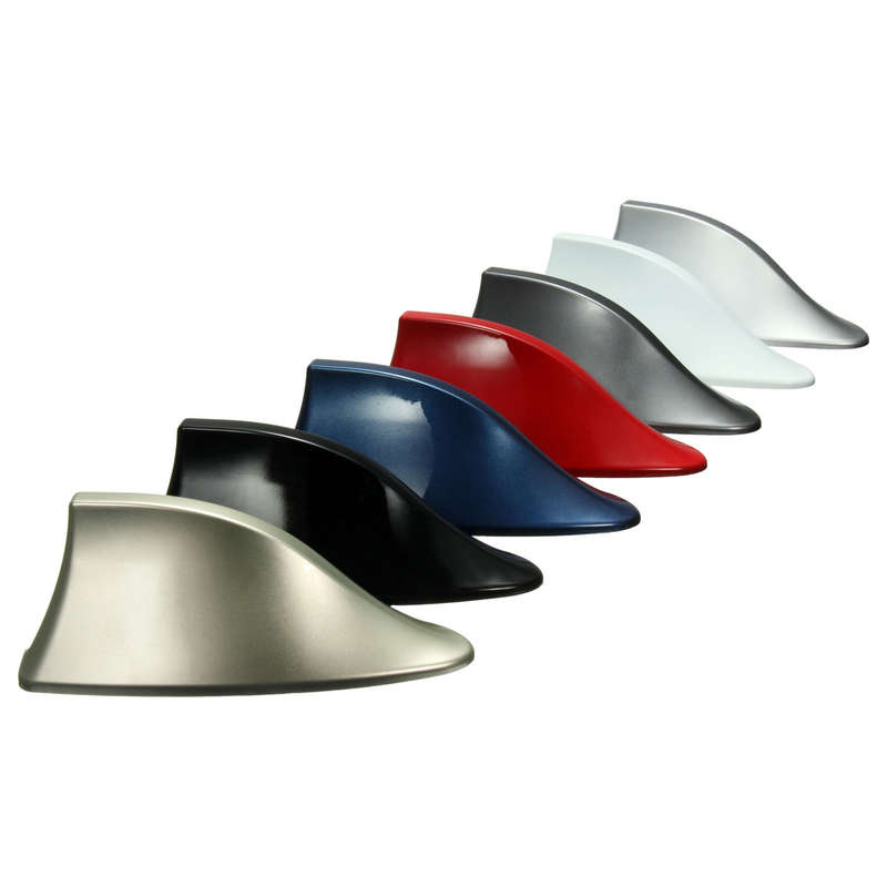 ABS Plastic Roof Style Shark Fin Antenna Radio Signal Aerials Universial for Most Cars