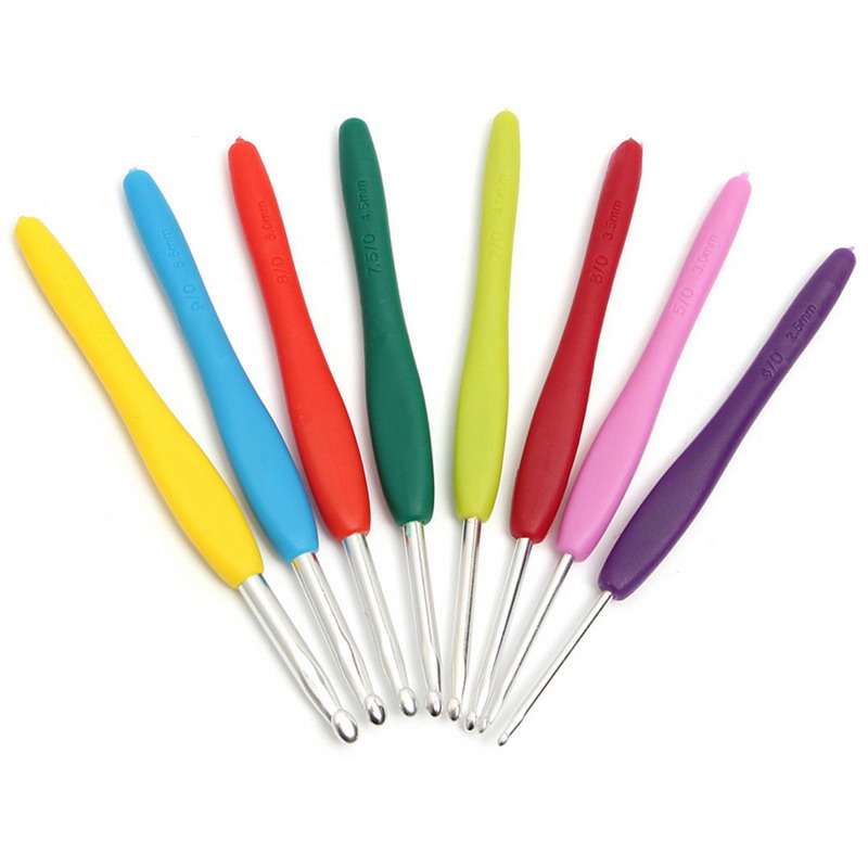 1 Set Crochet Hooks Needles Stitches Knitting Craft Case Crochet Set in Case Yarn Hook DIY Crafts Ho