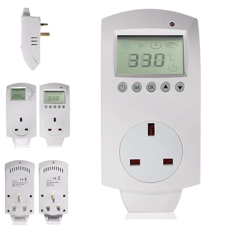 Electric Digital Temperature Controller Programmable Heating Thermostat