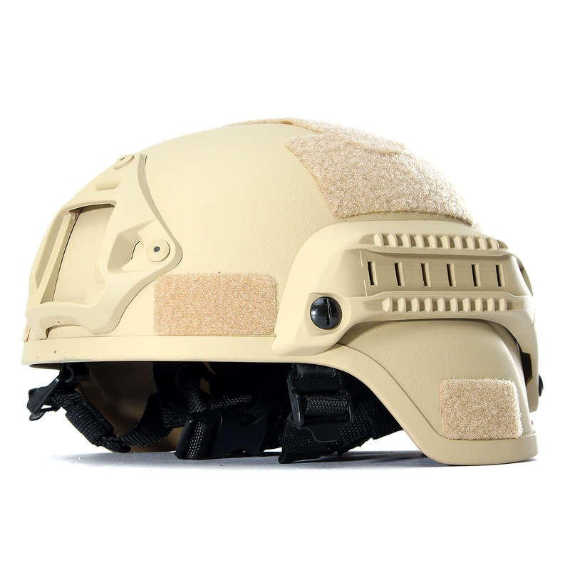 MICH 2000 Tactical Hunting Combat CS Helmet with Side Rail NVG Mount