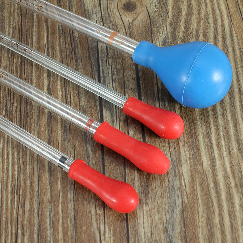 Glass Pipette Transfer Tube Dropper with Scale Rubber Cap for Lab