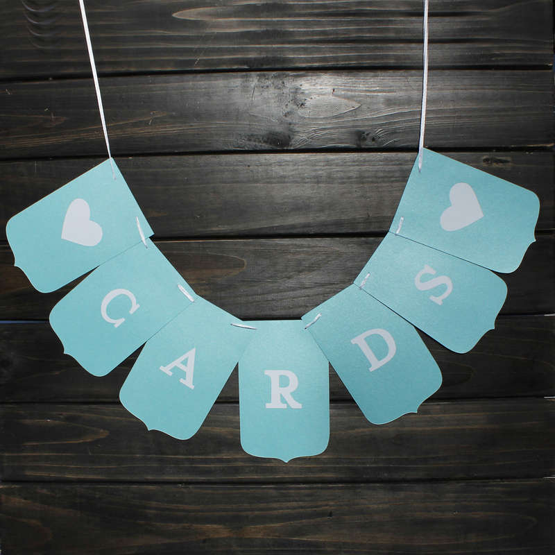 CARDS  Wedding Banner Garland Party Photography Flags Decoration Photo Props Supplies