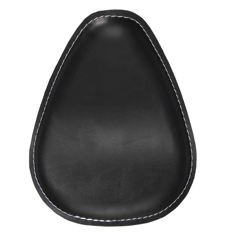 Motorcycle 3inch Leather Spring Solo Bracket Seat For Harley Chopper Bobber Custom