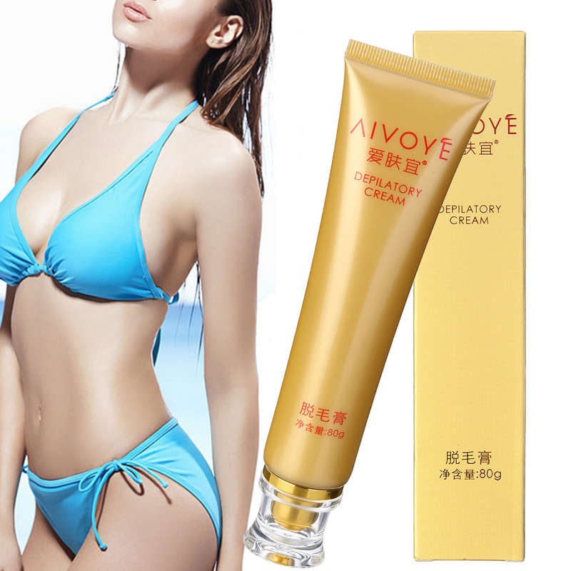 AIVOYE Powerful Permanent Hair Removal Cream Stop Hair Growth Inhibitor Depilatory