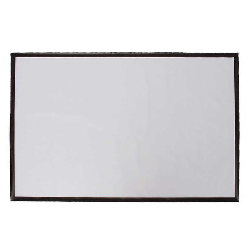 100 Inch Projector Screen 16:9 221cm x 125cm Projector Accessories Fabric Material Matte White