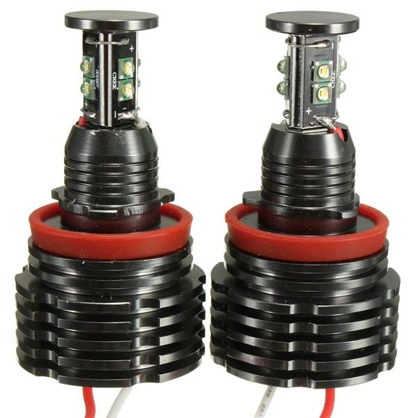 80W H8 LED Angel Eyes Halo Light Error Free For BMW E92 E93 E63 E70 X5