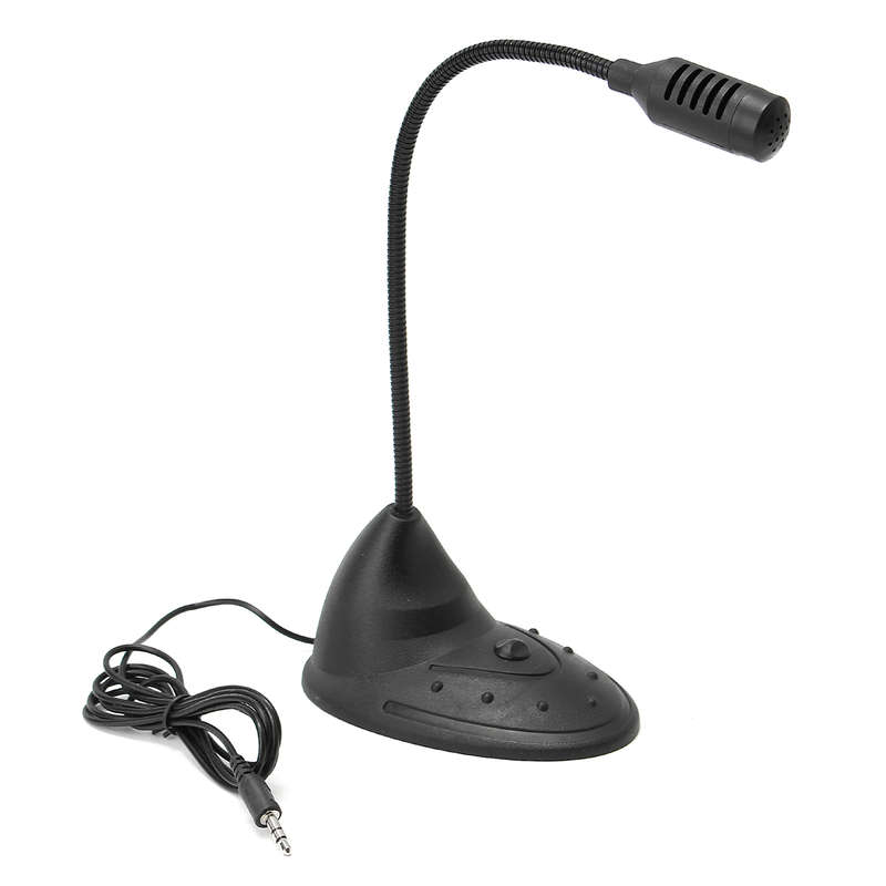 3.5mm Condenser Desktop Microphone MIC for PC Computer Laptop : Perfect Timing