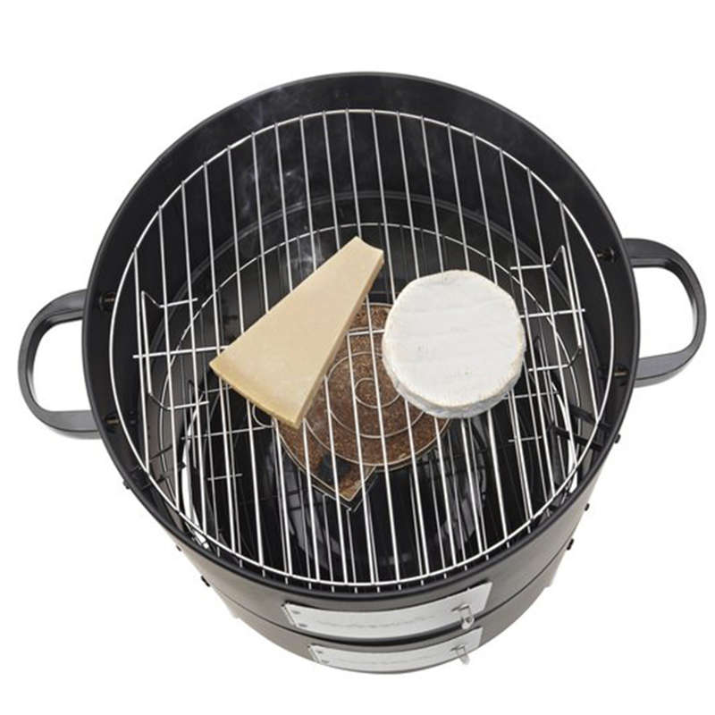Stainless Steel Wood Chips Grill Basket Smoker Picnic BBQ Cold Smoking Generator Tray