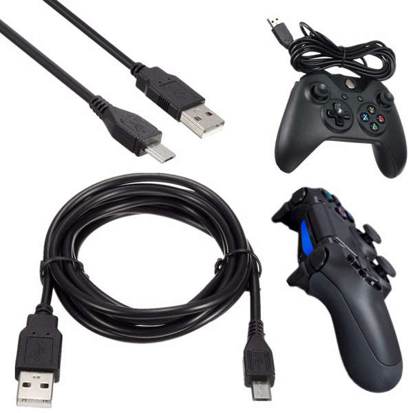 1.8M USB Charging Cable for PS4 XBOX ONE Handle