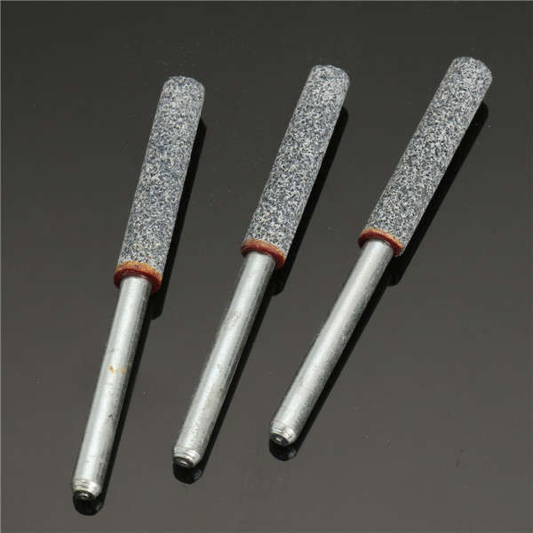3pcs 3/16 Inch Chain Saw Sharpening Grinding Stones Set
