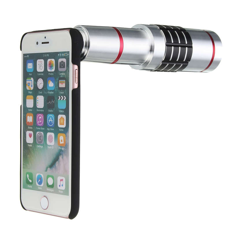 18X Optical Zoom Telescope Camera Lens Tripod Kit And Back Case Cover For iPhone 7