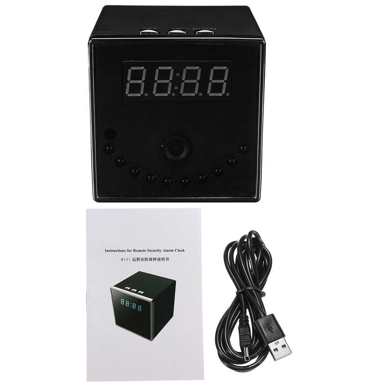 Wireless Wifi IP 1080P HD Clock Spy Hidden Camera IP Security Network Webcams