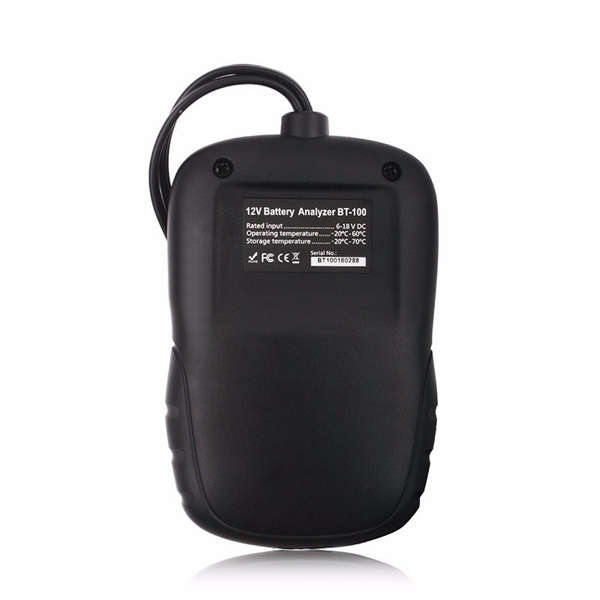FOXWELL BT100 12V Car Digital Battery Tester Analyzer For Flooded, AGM, GEL