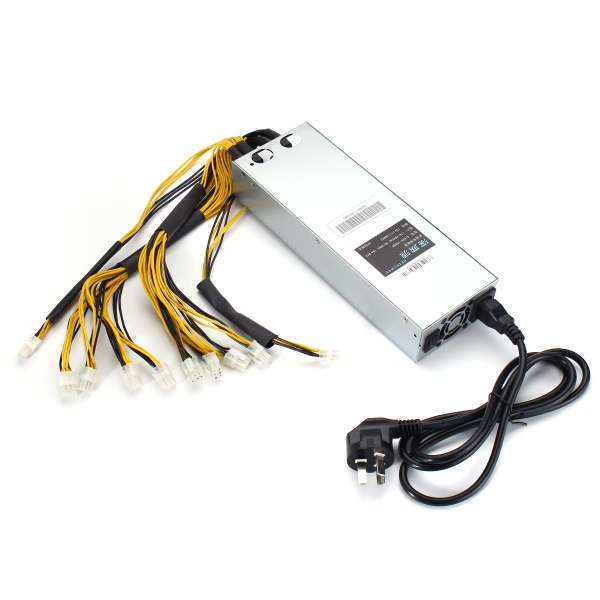176-264V 1600W Mining Rig Mining Power Supply Mining Machine AntMiner APW3-12-1600 PSU