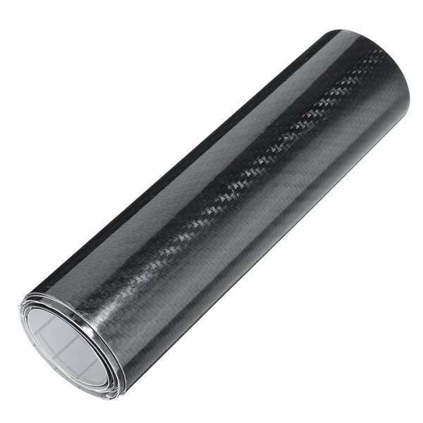 15cmx150cm 5D Carbon Fiber Vinyl Film Car Sticker Shinny Gloss Wrap Decal