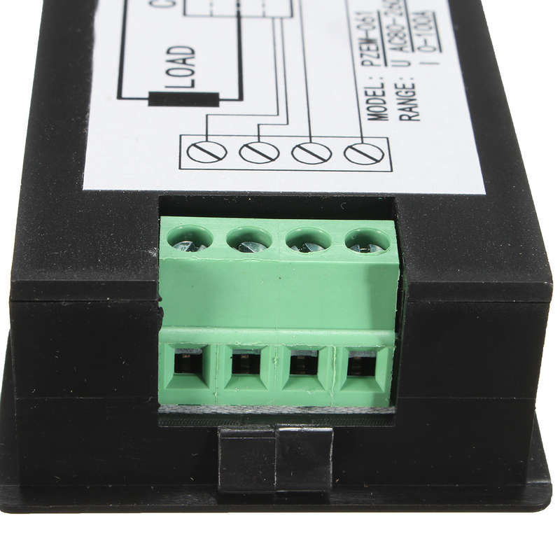100A AC260V Digital Watt Power Energy Meter Current Tester Volt Meterr with Open Close CT