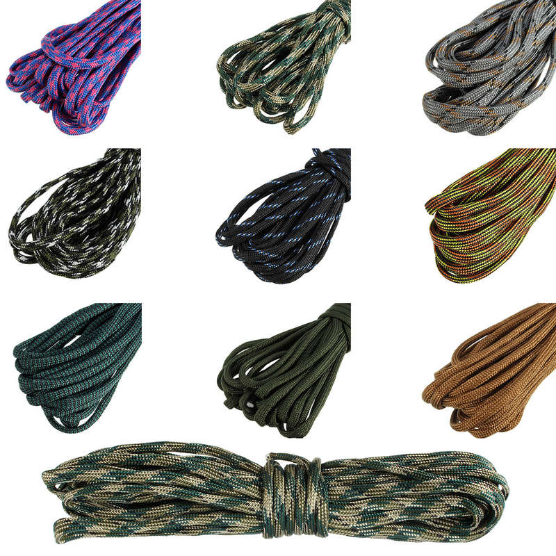 IPRee&trade; 26FT 8M 550lb Paracord Parachute 7 Inner Strand Survival Emergency Bushcraft