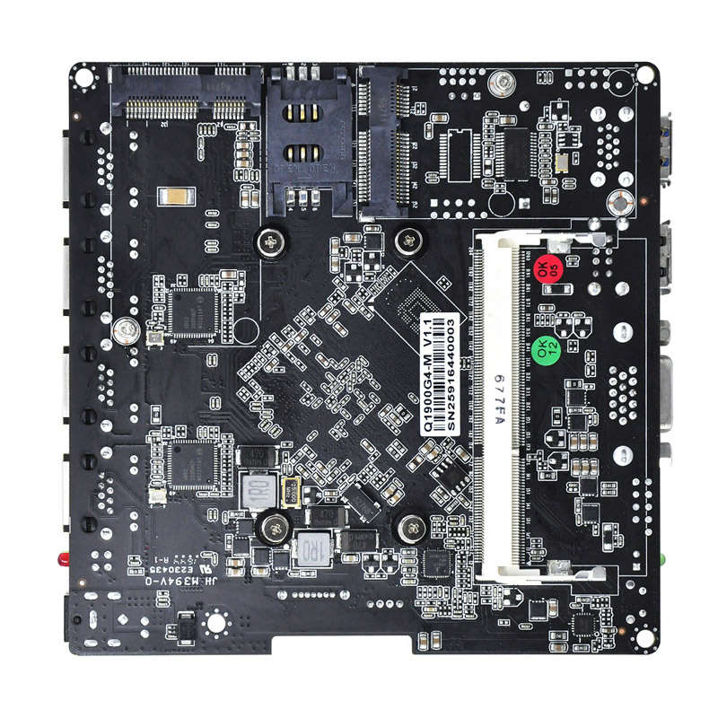 QOTOM Mini PC Q190G4 With 4 LAN Port Pfsense as Router Firewall Quad Core 2 GHz 4G RAM 32G SSD