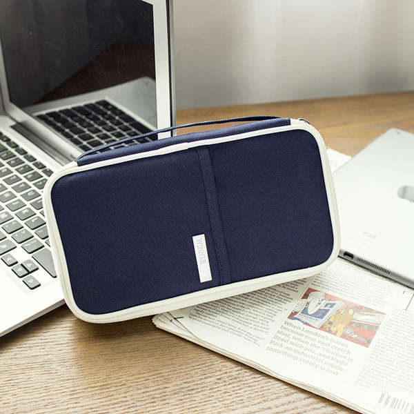 Large Capacity Men Women Travel Passport Holder Organizer Cover ID Card Bag Passport Wallet