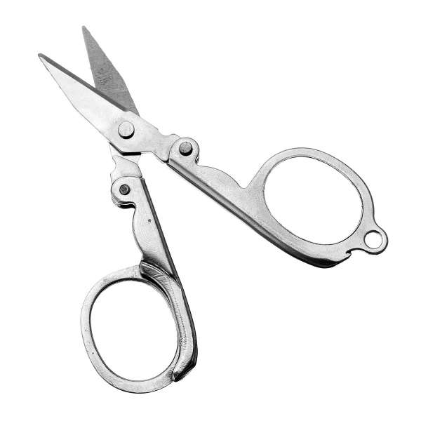 Stainless Steel Pocket Folding EDC Scissors Small Cutter for Traveling Emergency