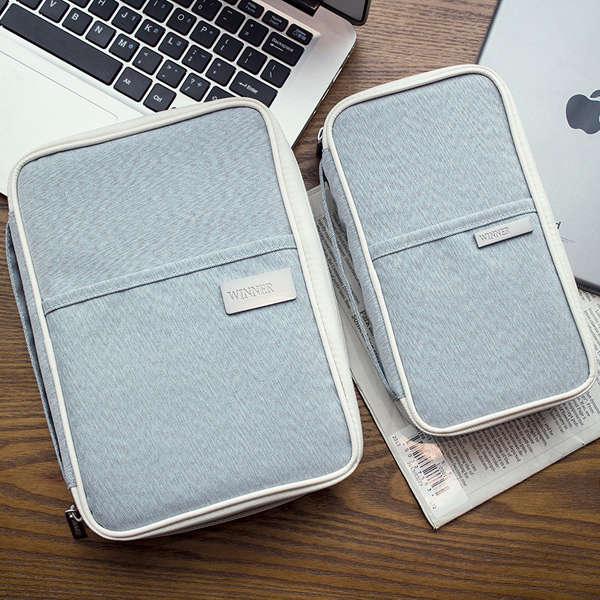 Large Capacity Men Women Travel Passport Holder Organizer Cover ID Card Bag Passport Wallet