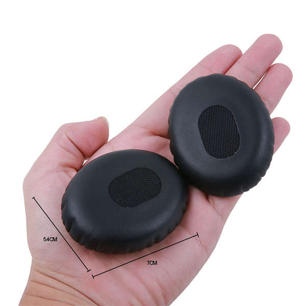 Soft Replacement Earpads Headband Cushion Black Earpads For Bose QC3 Headphones