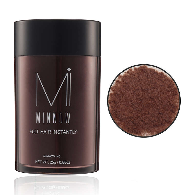 Minnow Hair Building Fibers Baldness Instantly Refill Keratin Fiber Hair Spray Powder Black Brown