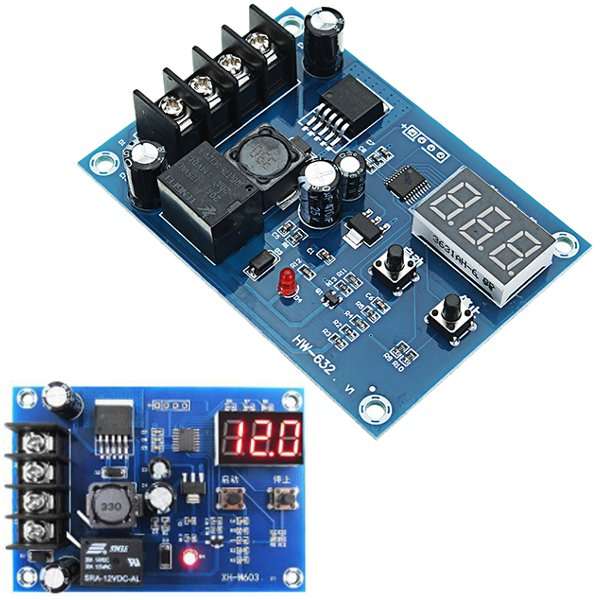XH-M603 DC 12-24V Charging Control Module Storage Lithium Battery Charger Control Switch Protection