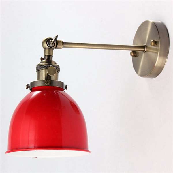 E27 Modern Retro Vintage Sconce Edison Wall Light Bulb Lamp shape Cafe Bar Coffee