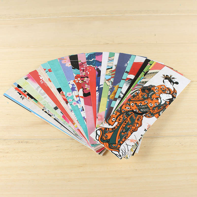 30pcs/lot Cute Kawaii Paper Bookmark Vintage Japanese Style Book Marks For Kids School Materials