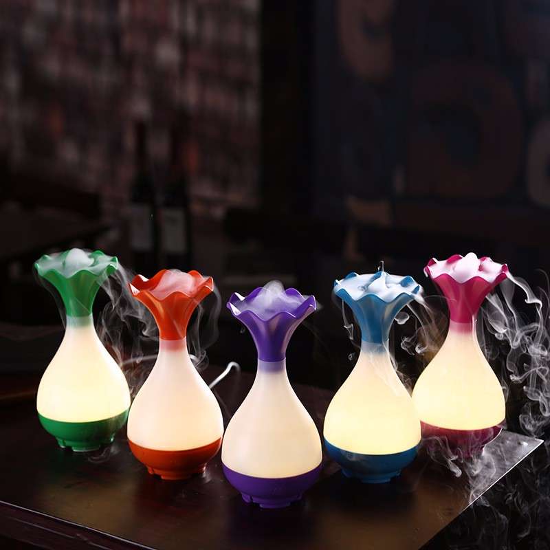 Jade Vase USB Humidifier Ultrasonic Aromatherapy Diffusers Spray Mist Air Purifier