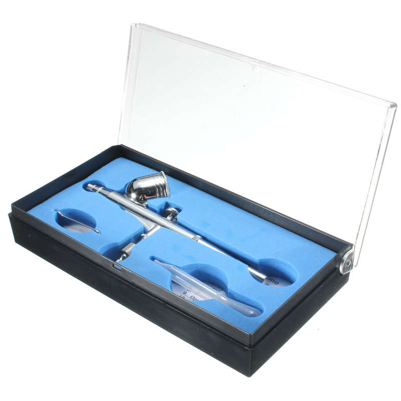 AC100-240V Precision Dual Action Airbrush Air Compressor Kit Set Craft Cake Hobby Paint